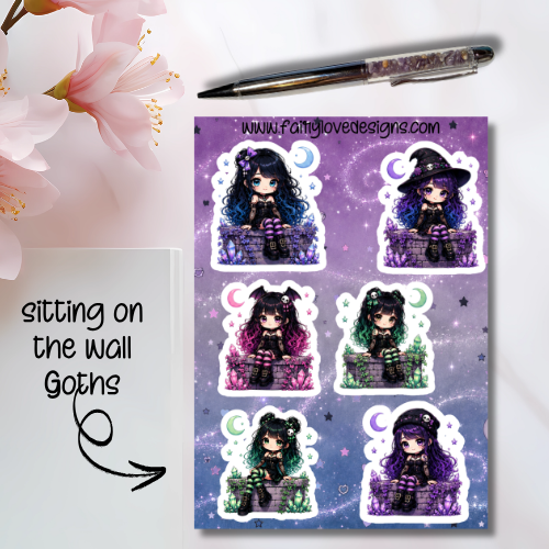 Sitting on the Wall Goth
