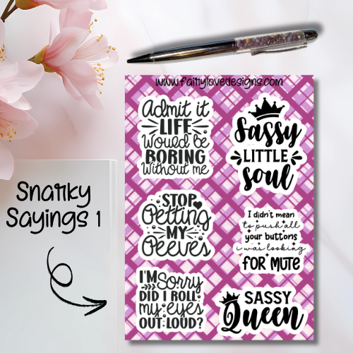 Snarky Sayings 1