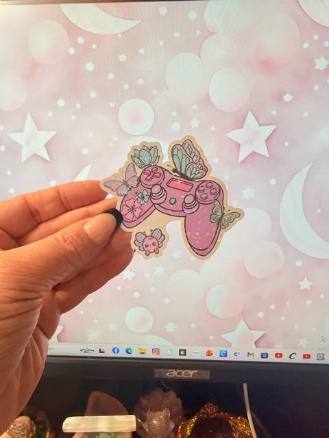 Pastel Gamer Die Cut