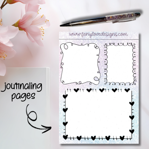 Polar Bear Journaling Pages