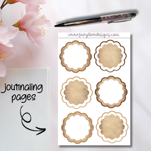 Winter Girls Journalling Pages