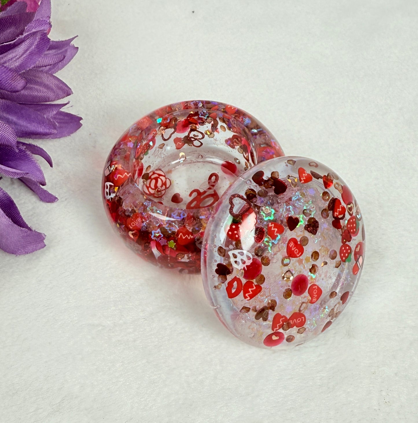 Love Resin Trinket Jar