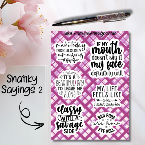 Snarky Sayings 2