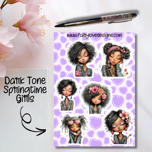 Dark Tone Springtime Girls