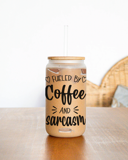 16 Ounce Coffee and Sarcasm Libby Cup