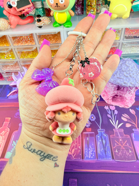Ms. Strawberry Junk Keychain