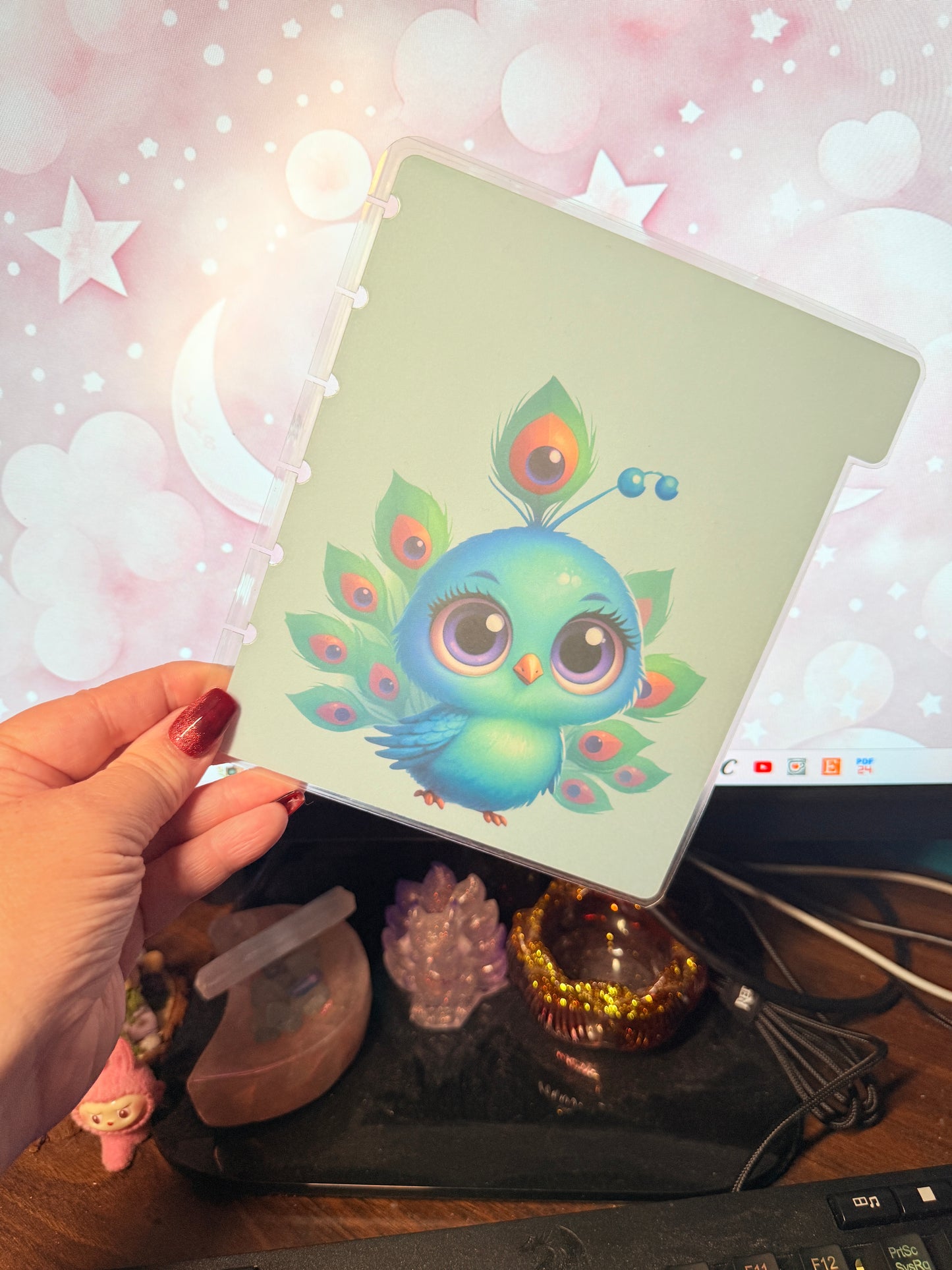 Baby Peacock B6 Disc Bound