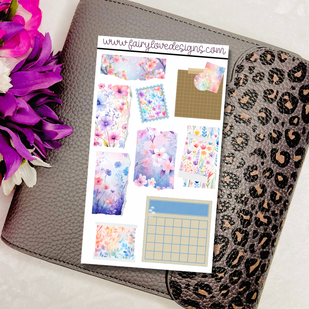 Colorful Flowers Journaling Kit