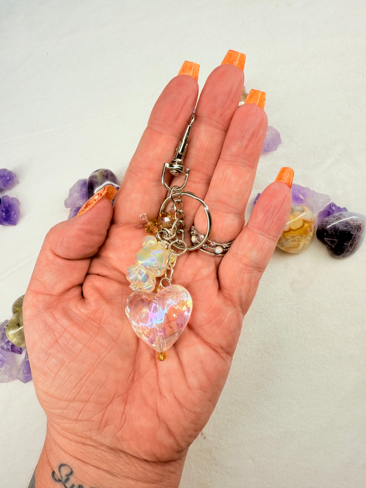 Diamond Heart Dangle