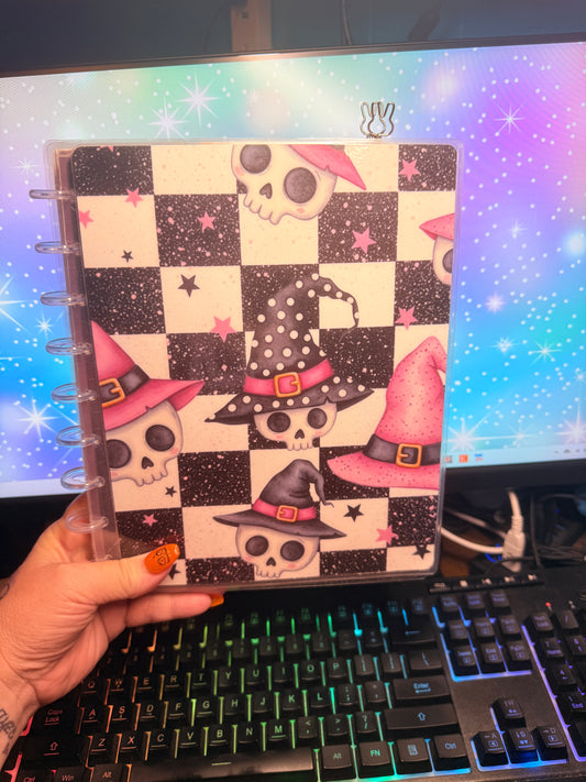 Witchy Skulls Covers plus Bookmarks for Classic Happy Planner