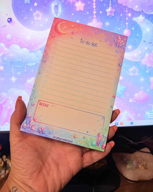Crystal To-Do List Notepad