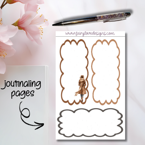 Winter Girls Journalling Pages