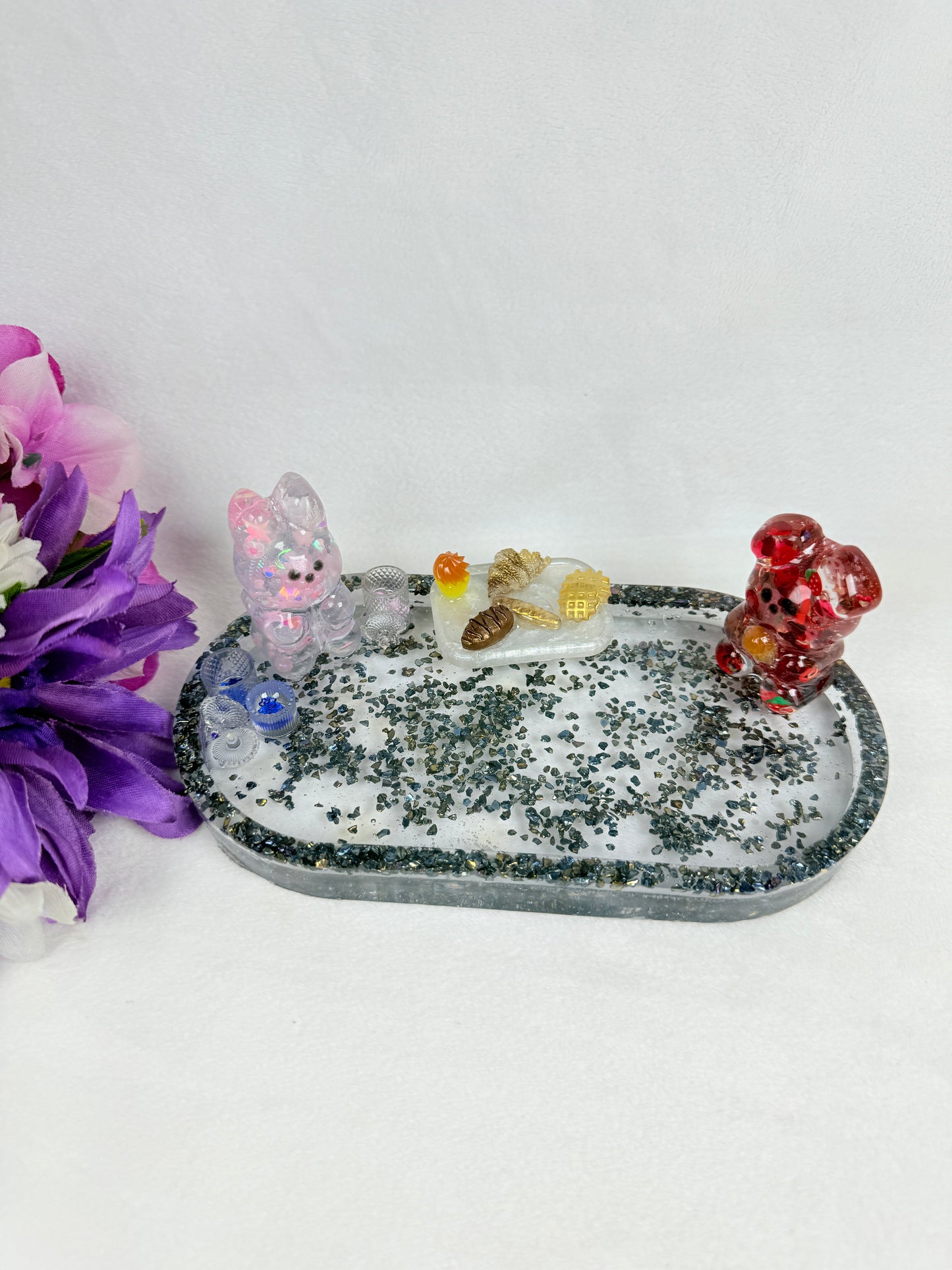 Bunnies Picnic Fairy Tray