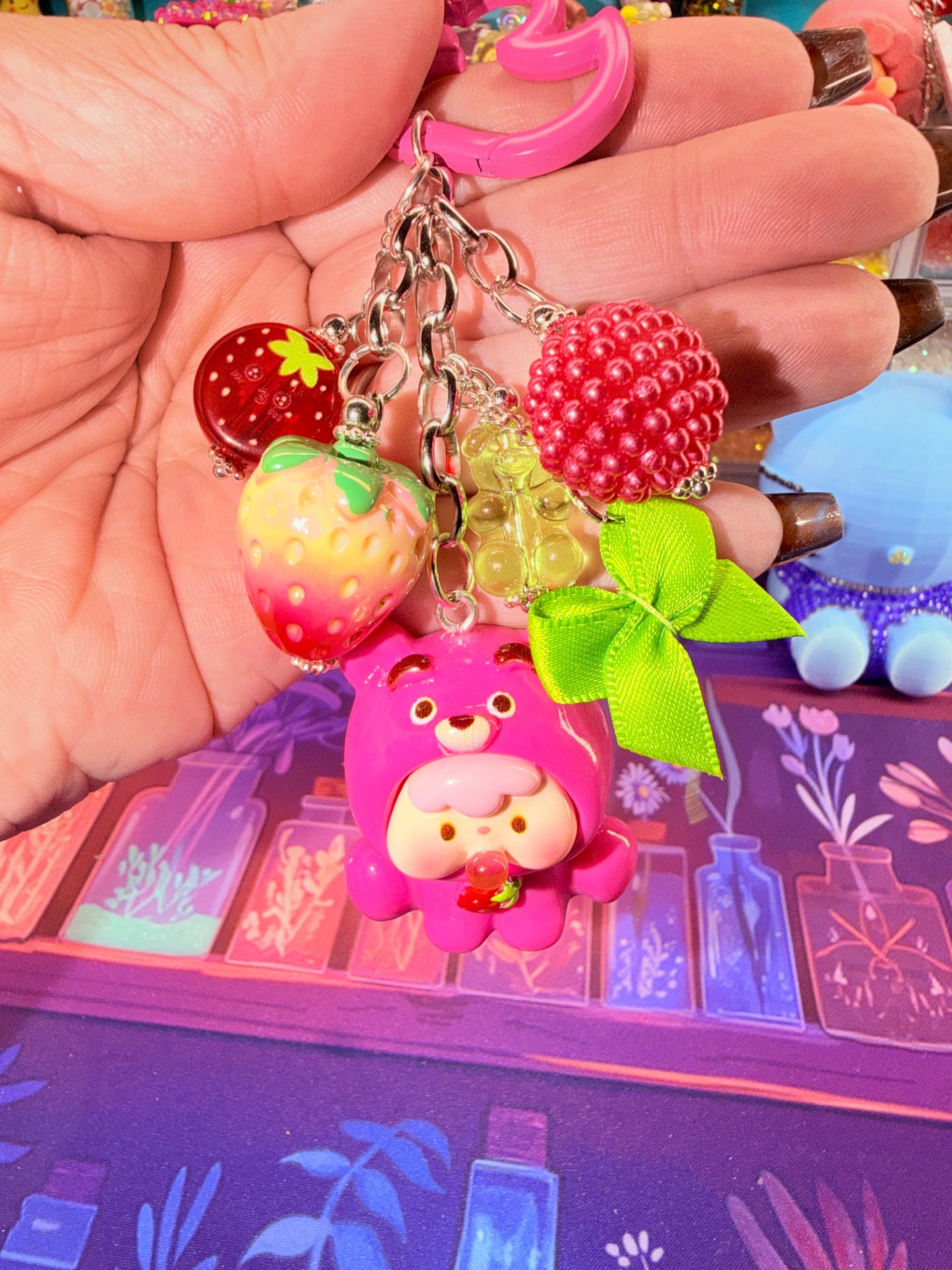 Kawaii Bear Junk Keychain