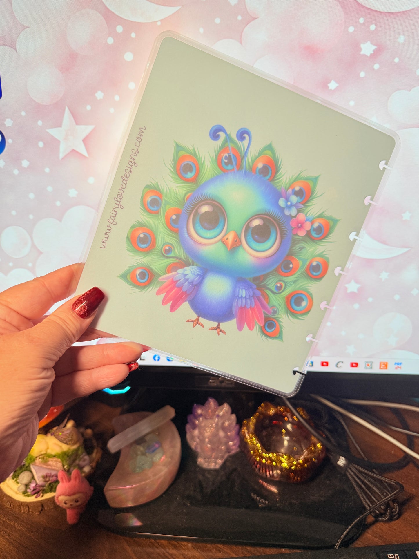 Baby Peacock B6 Disc Bound