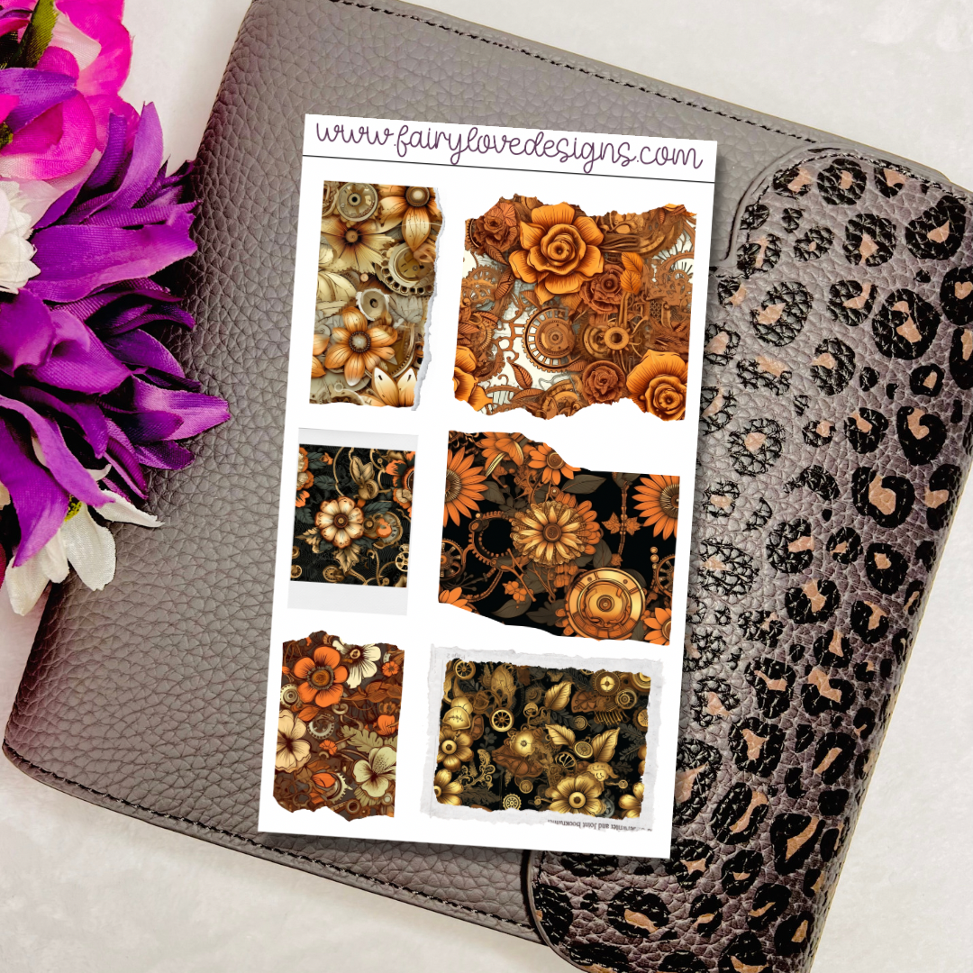 Flower Steampunk Journaling Kit