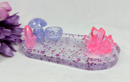 Fairy Tray in Purple (pieces glow in the dark)