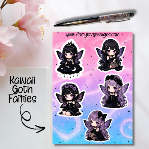 Kawaii Goth Fairies