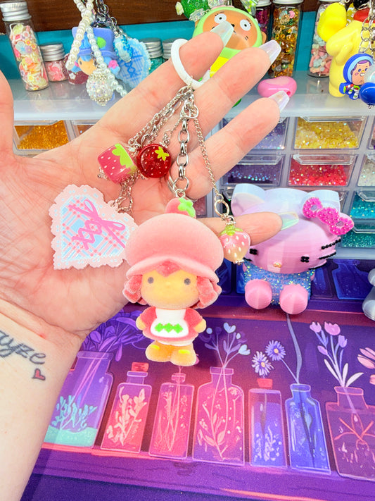 Ms. Strawberry Junk Keychain