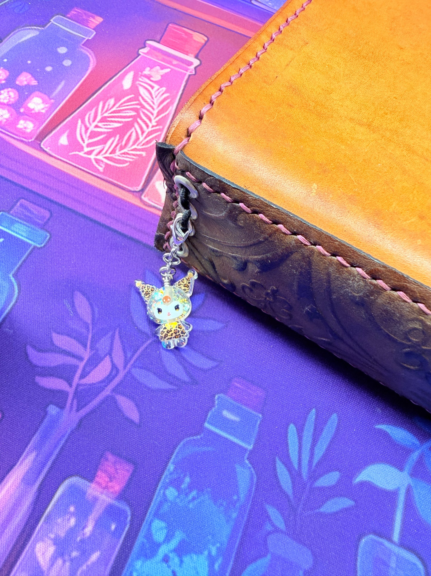 Kawaii Planner Charms - silver hardware