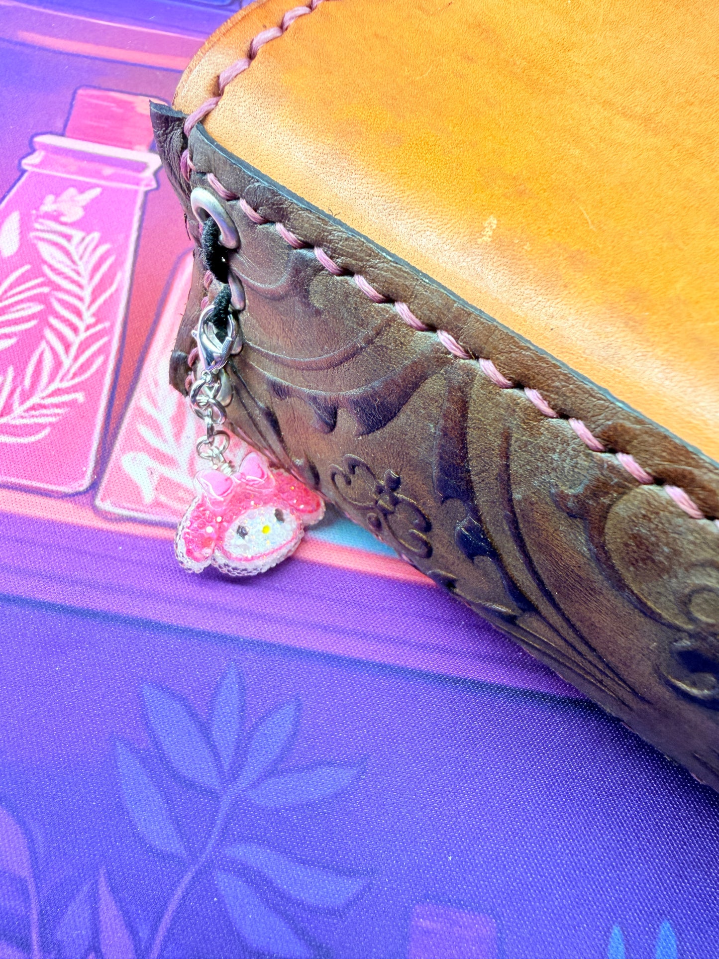 Kawaii Sparkle Planner Charms - silver hardware