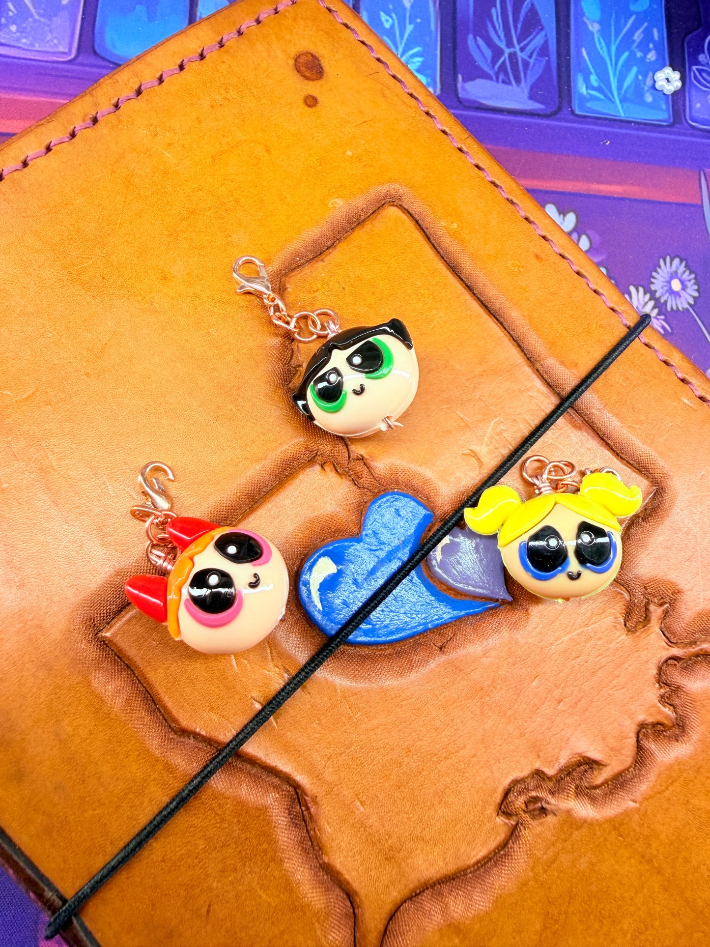 Sugar, Spice &amp; Super-Cute Planner Charms - rose gold hardware
