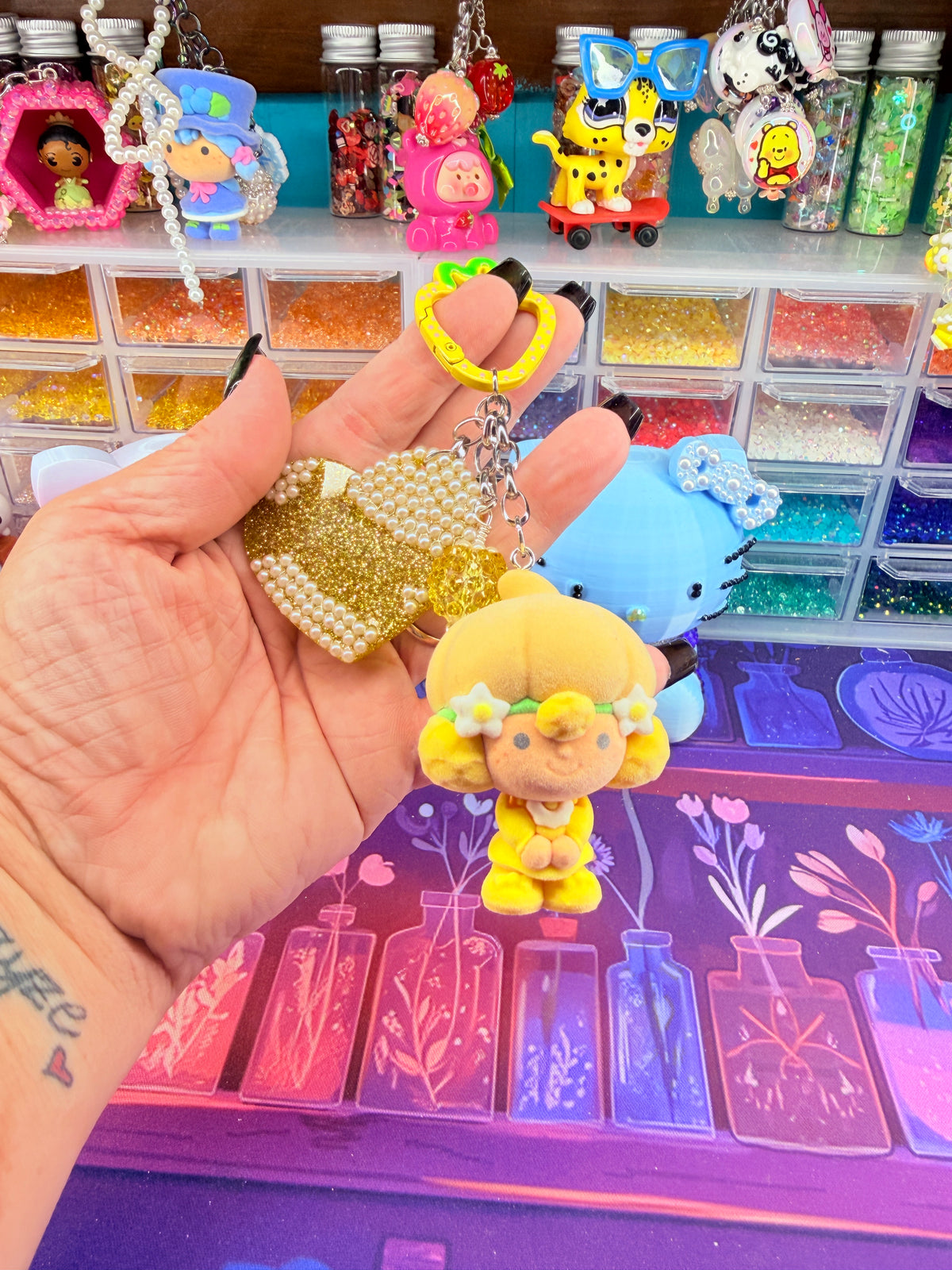 Lemon Girl Junk Keychain