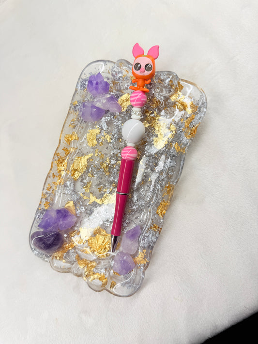 The Carrot Beaded Pen