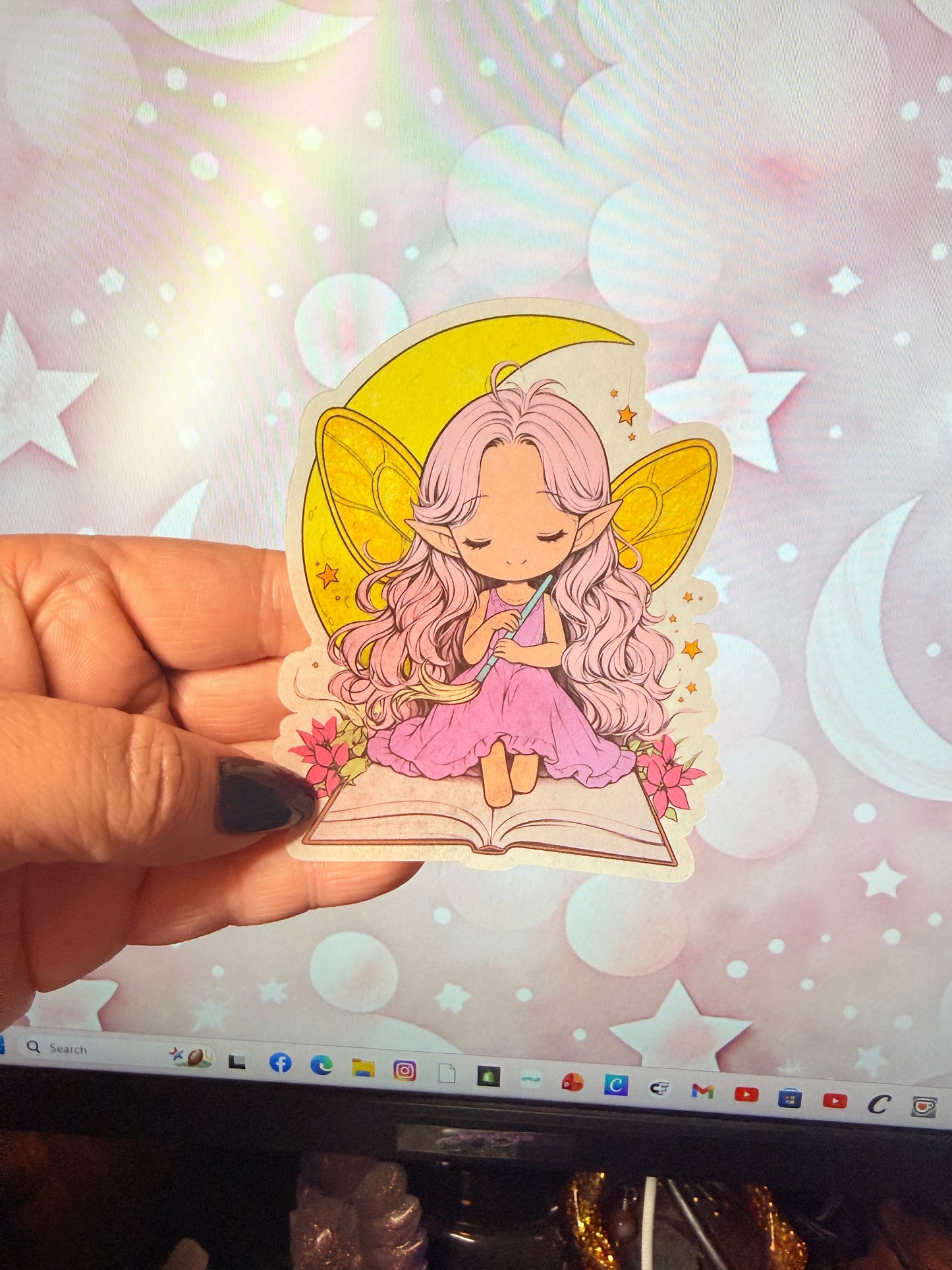 Moon Fairy Washi Sticker Packs 1
