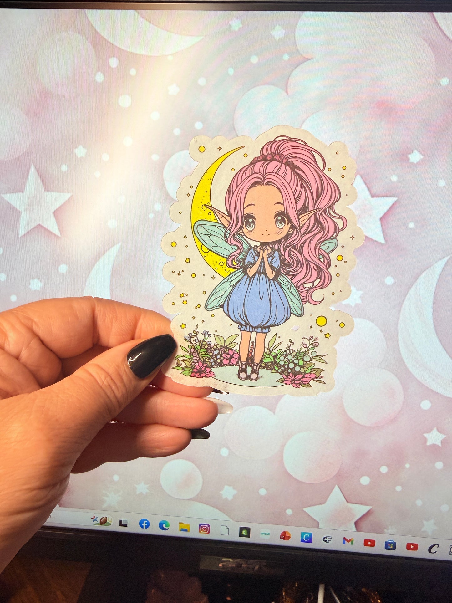 Moon Fairy Washi Sticker Packs 1