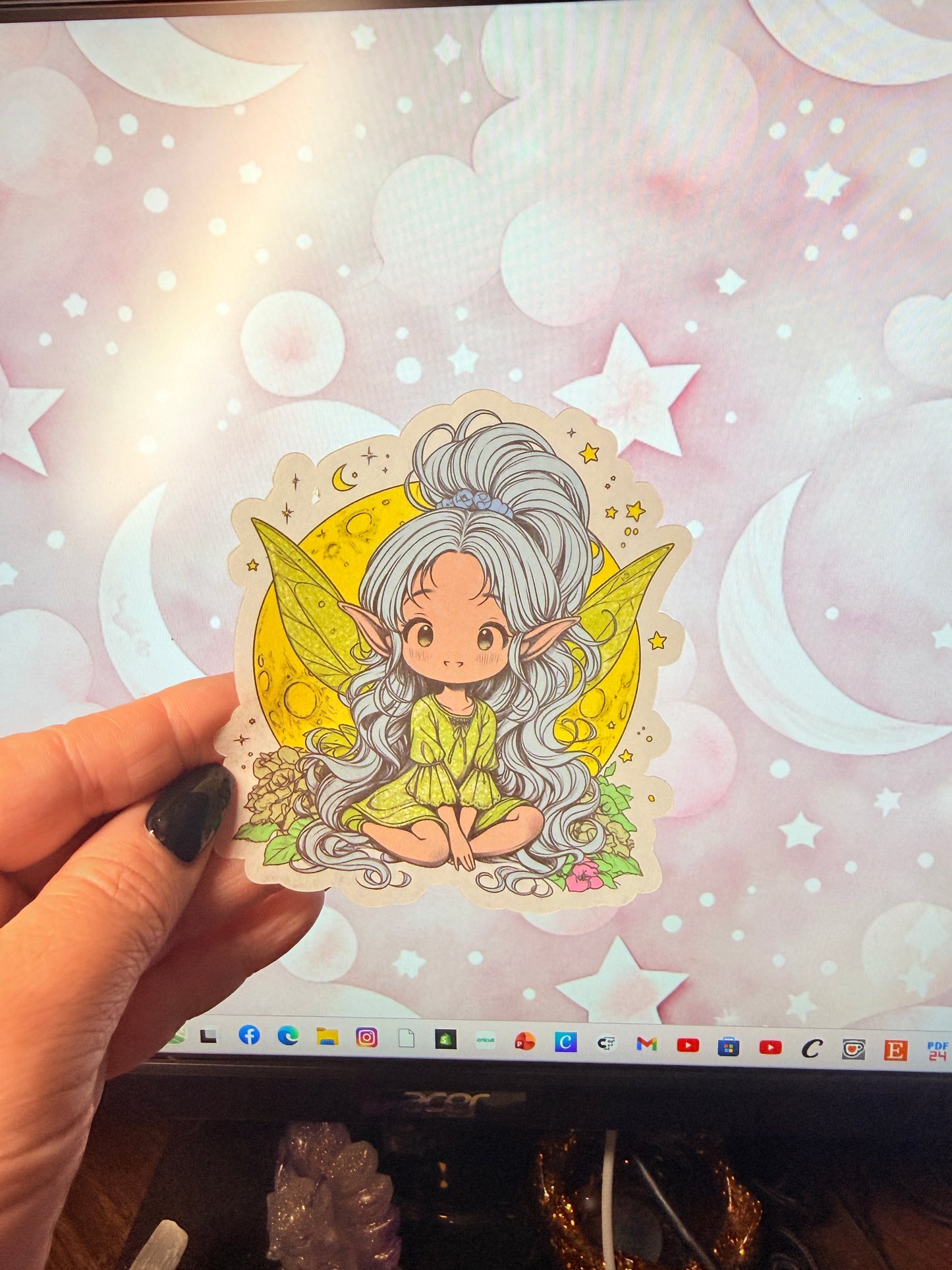 Moon Fairy Washi Sticker Packs 2