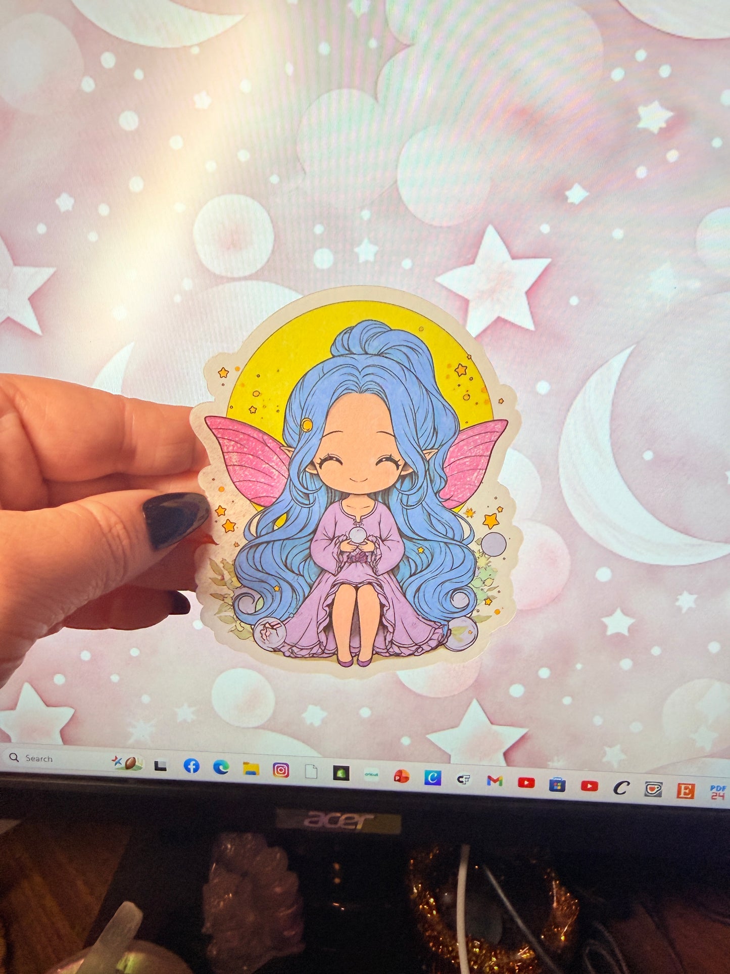 Moon Fairy Washi Sticker Packs 2