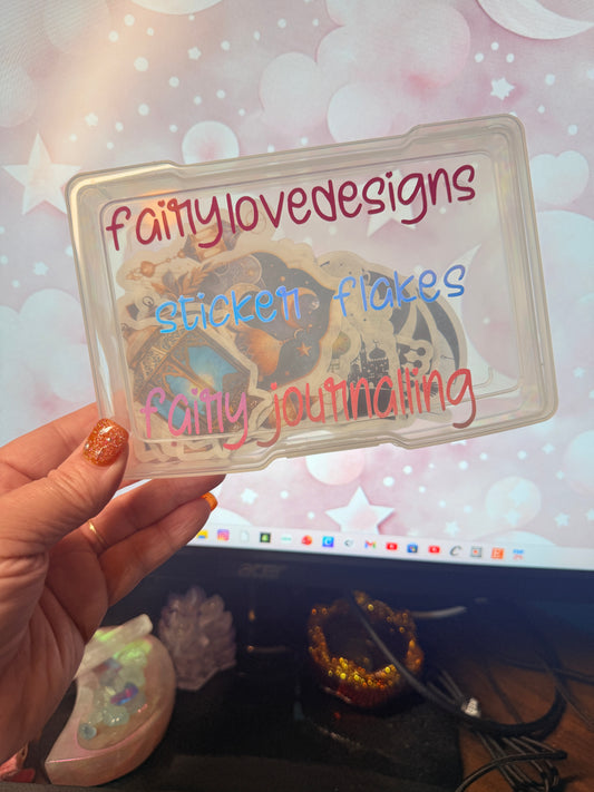 Ramadan Sticker Flake Box