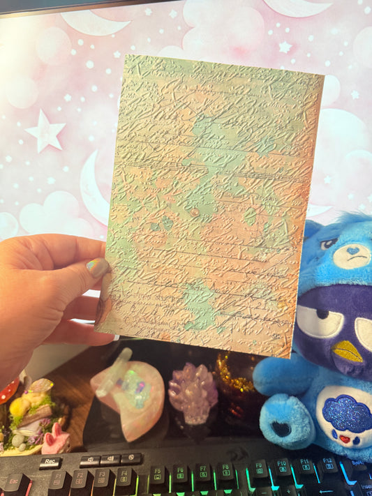 Blue Shabby Chic Journalling Kit