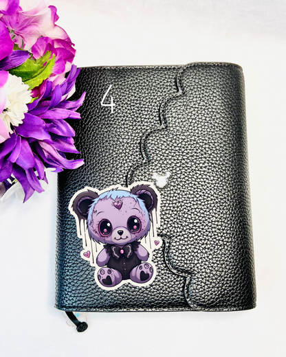 Cute Goth Bear Die Cut