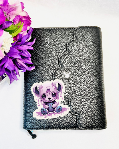 Cute Goth Bear Die Cut