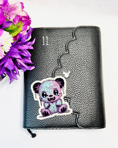 Cute Goth Bear Die Cut