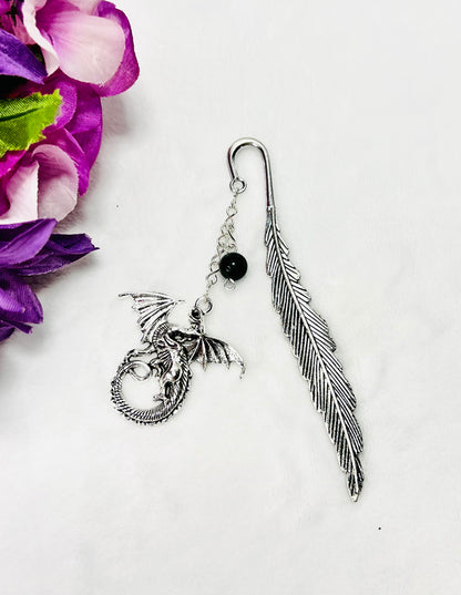 Silver Dragon Bookmark