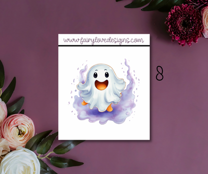 Cute Ghostie Single Stickers