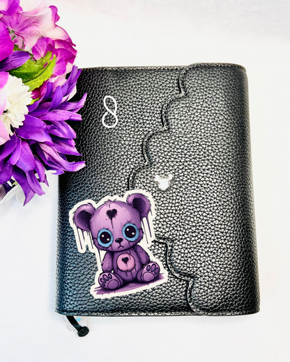 Cute Goth Bear Die Cut