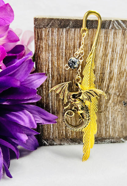 Golden Dragon Bookmark