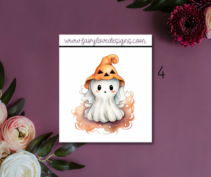 Cute Ghostie Single Stickers