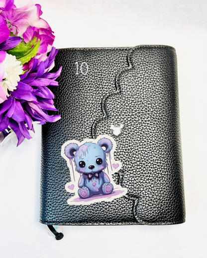 Cute Goth Bear Die Cut