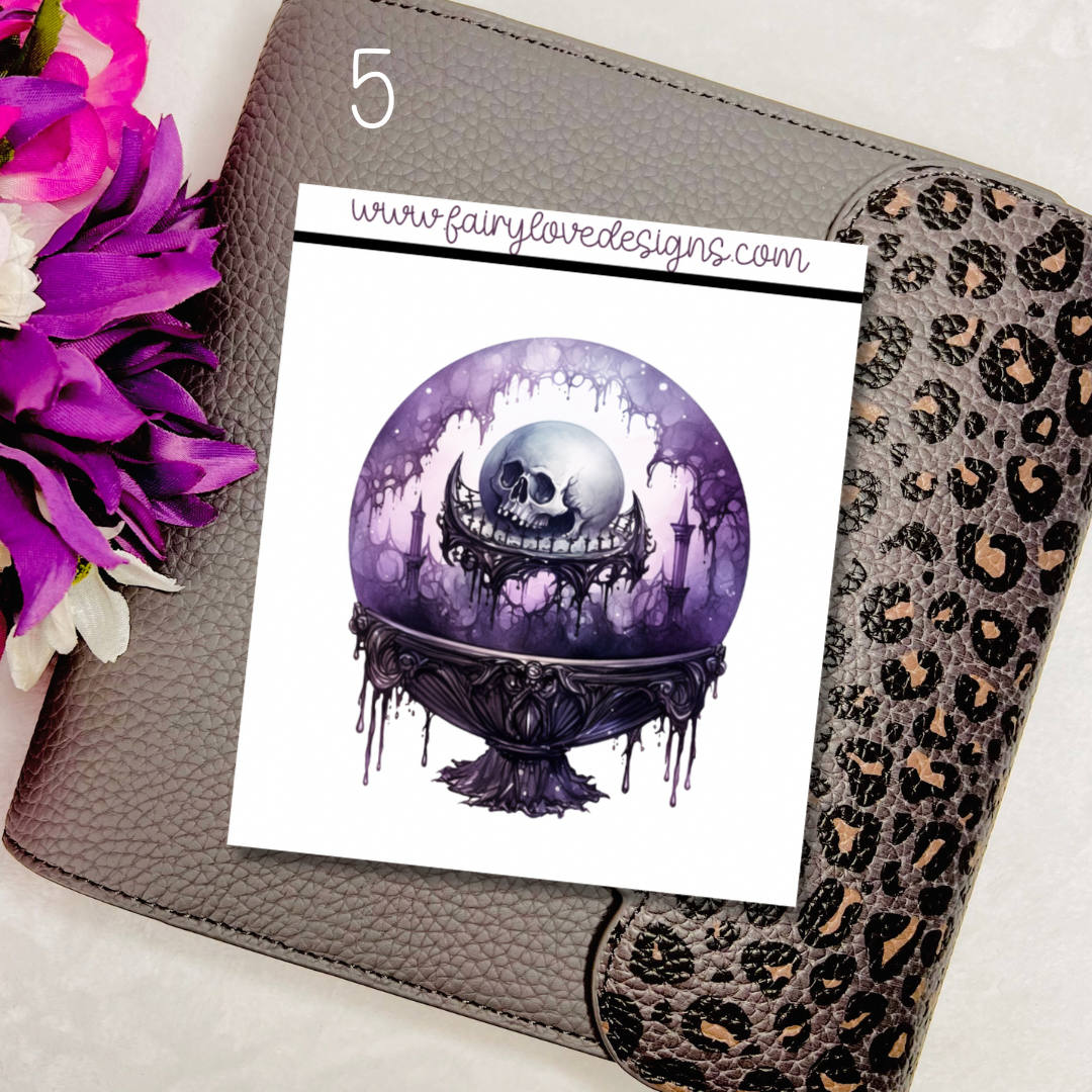 1 1/2” Purple Crystal Ball