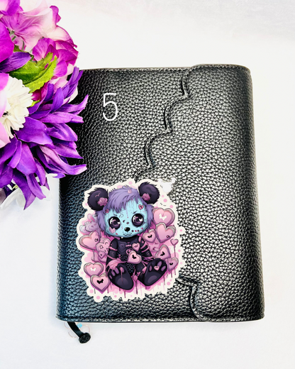 Cute Goth Bear Die Cut