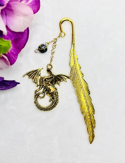 Golden Dragon Bookmark