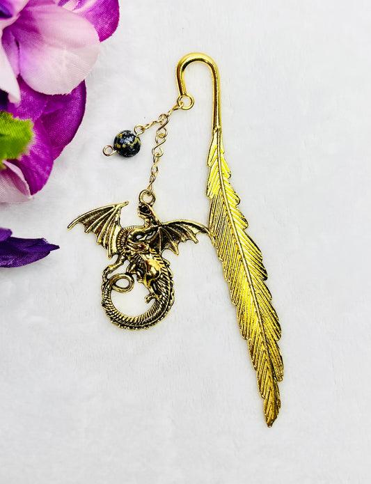 Golden Dragon Bookmark