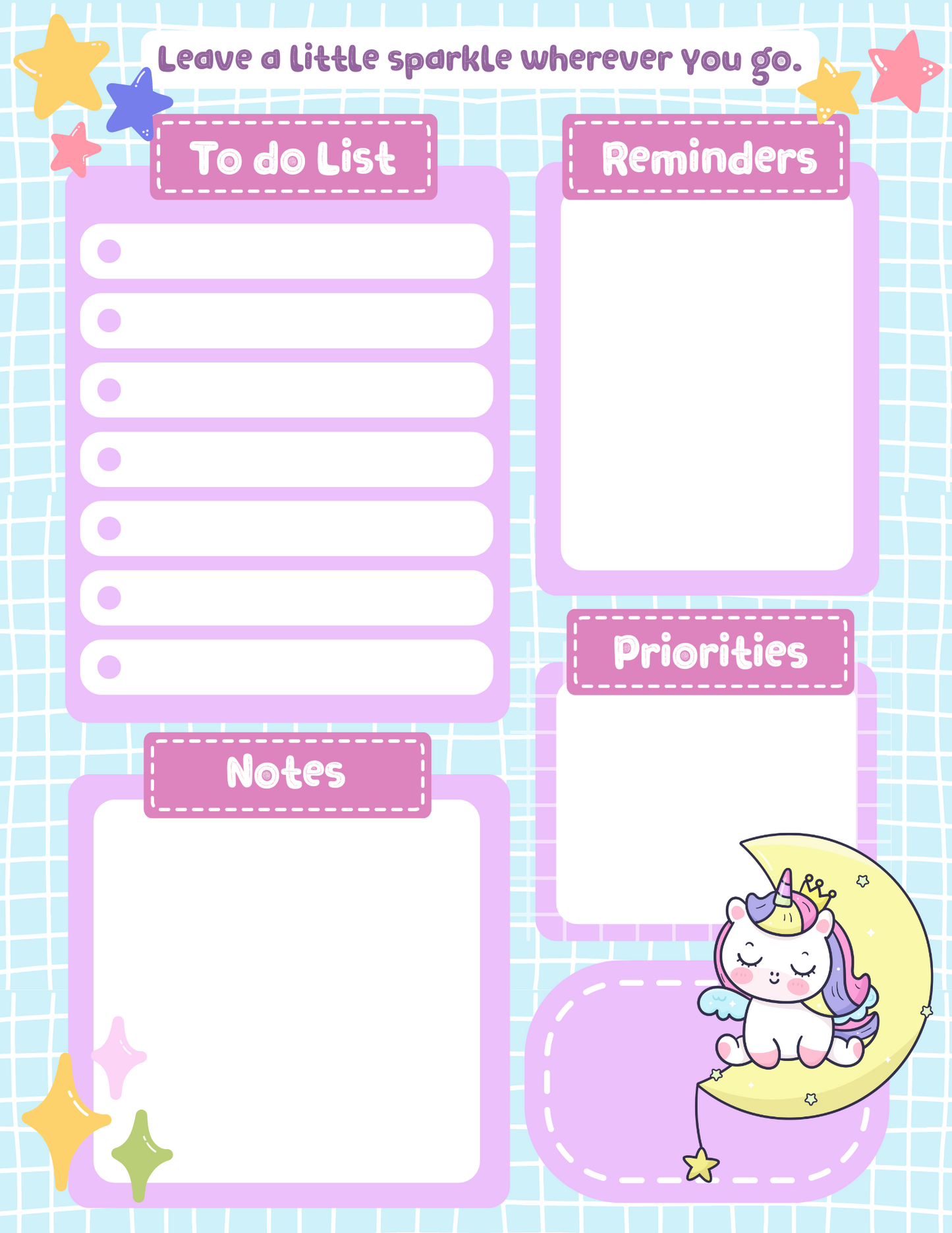 Unicorn Note Pad