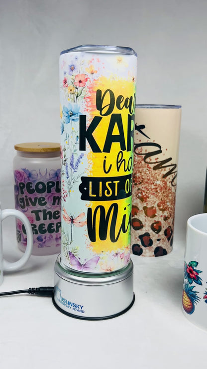 20 ounce Dear Karma Tumbler